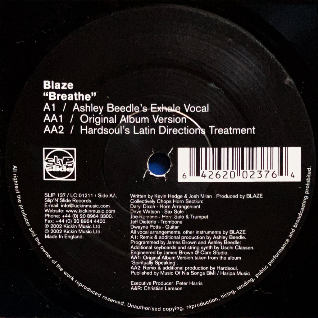 Blaze ‎– Breathe