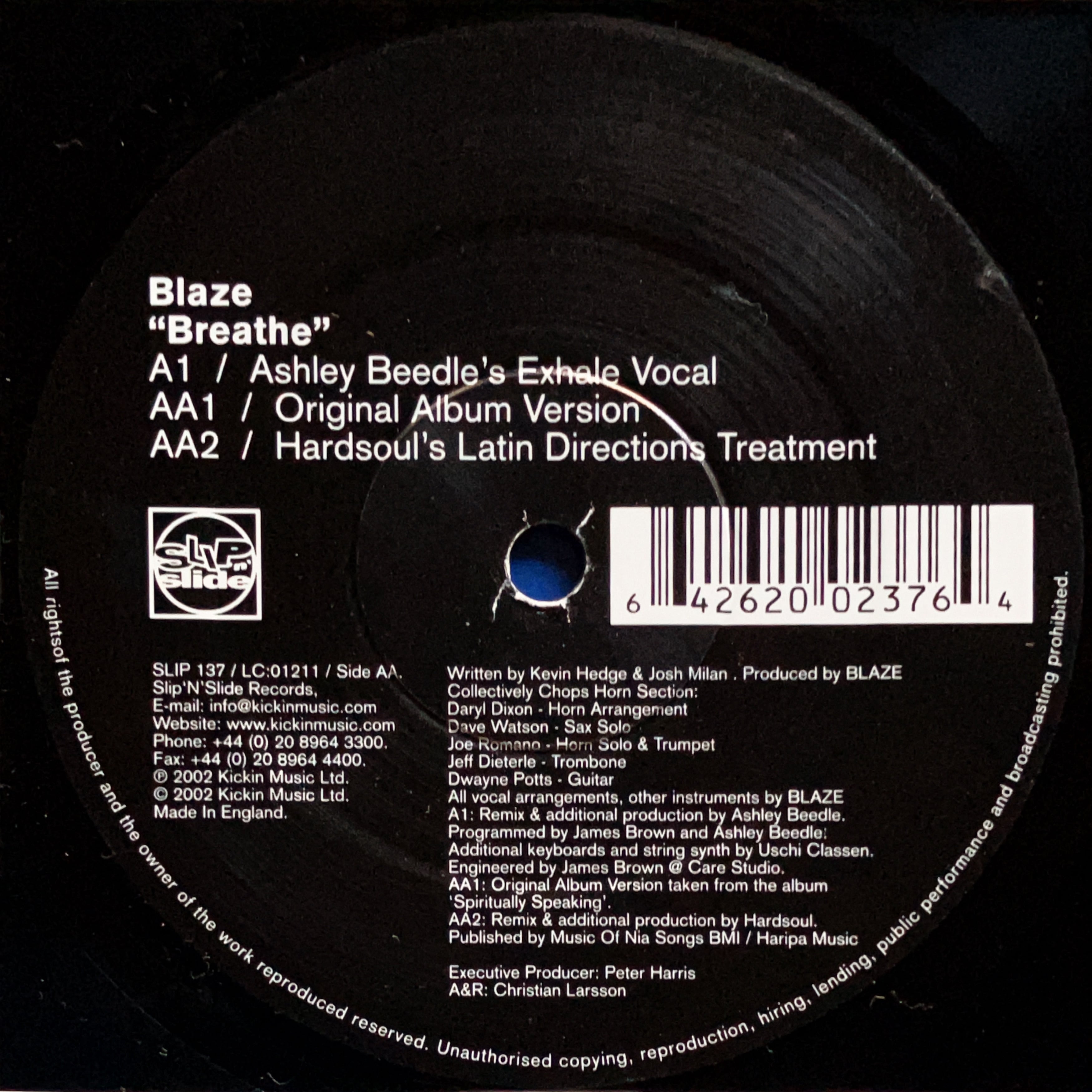 Blaze ‎– Breathe