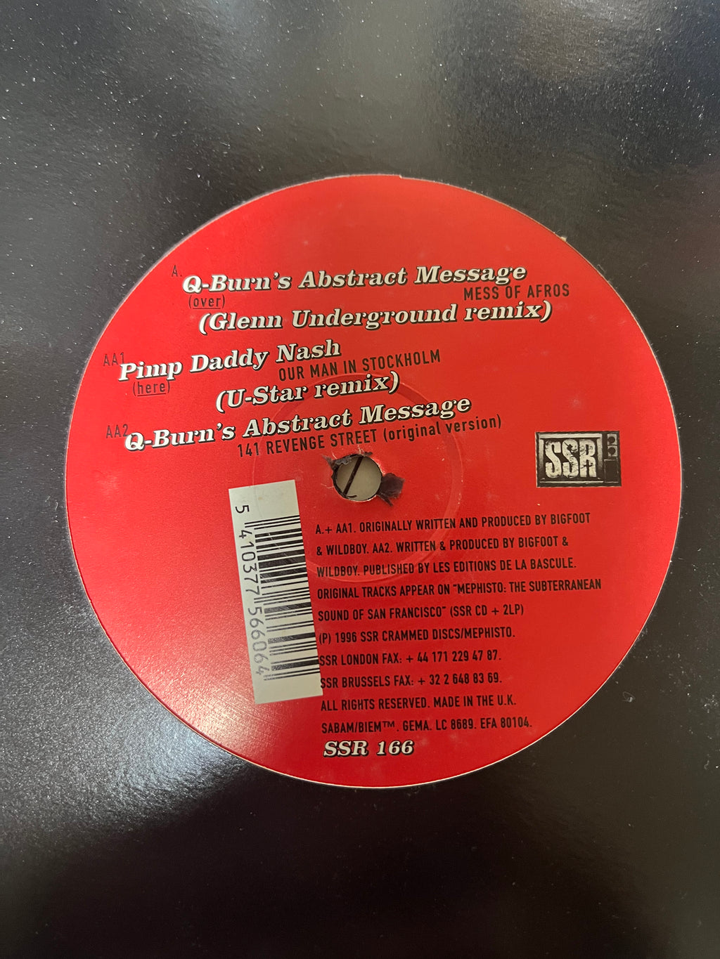 Q-Burn's Abstract Message / Pimp Daddy Nash – Mephisto Remixes #2