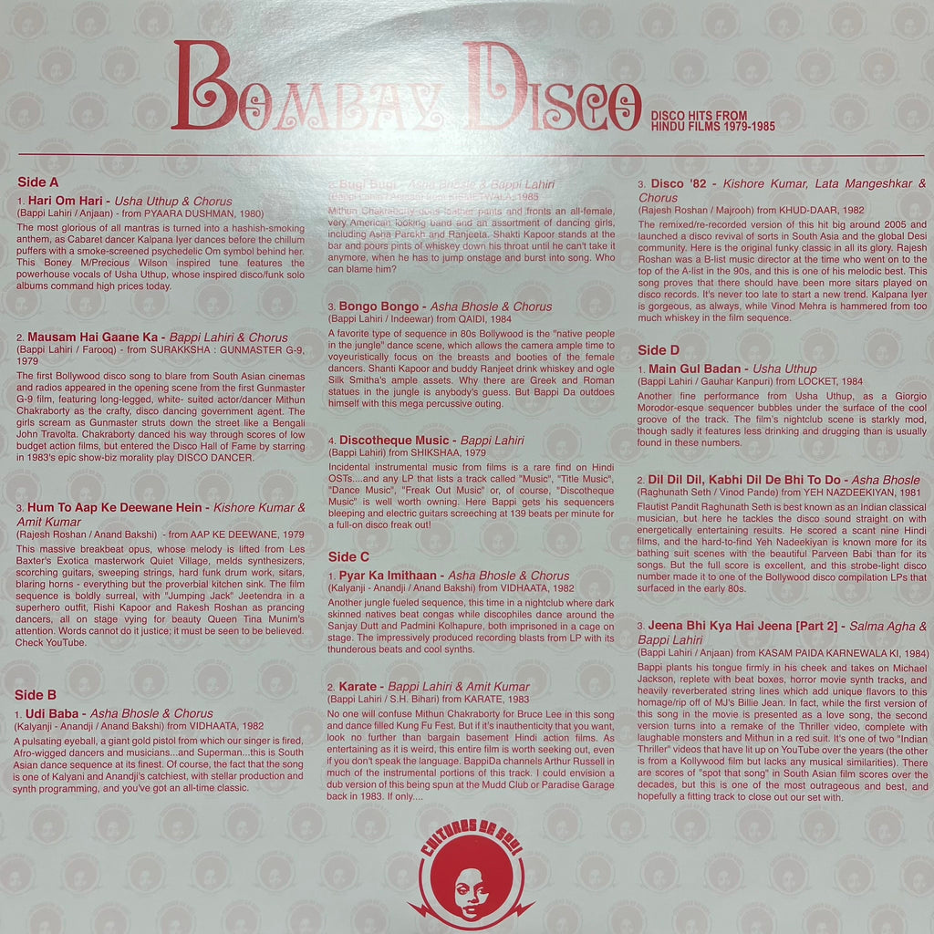 Various – Bombay Disco (Disco Hits From Hindi Films 1979-1985)