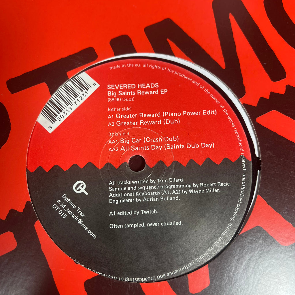 Severed Heads – Big Saints Reward EP (88 - 90 Dubs)