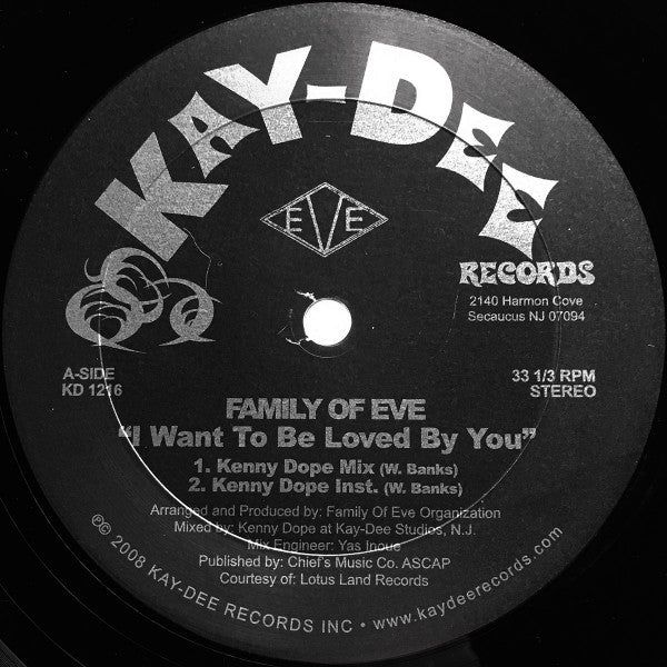 Family Of Eve ‎– I Wanna Be Loved By You