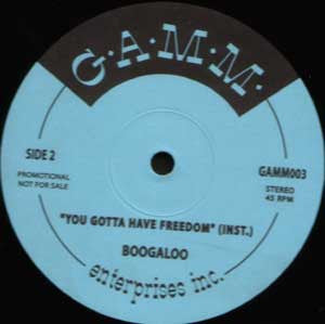 Boogaloo – You Gotta Have Freedom