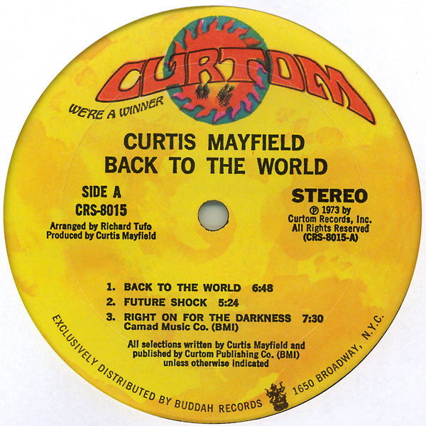 Curtis Mayfield – Back To The World