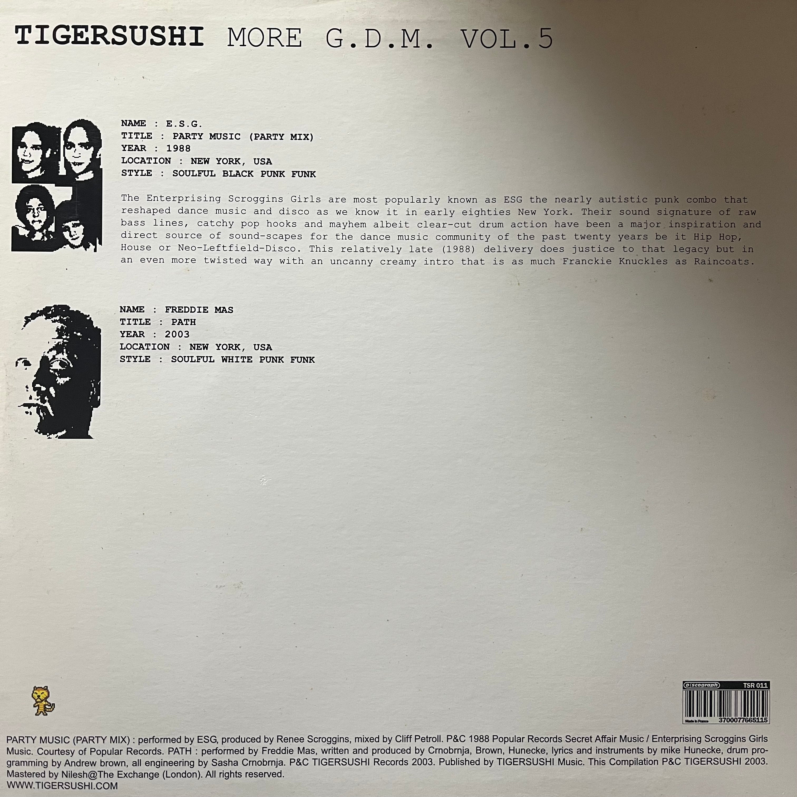 E.S.G. / Freddie Mas – More G.D.M. Vol. 5